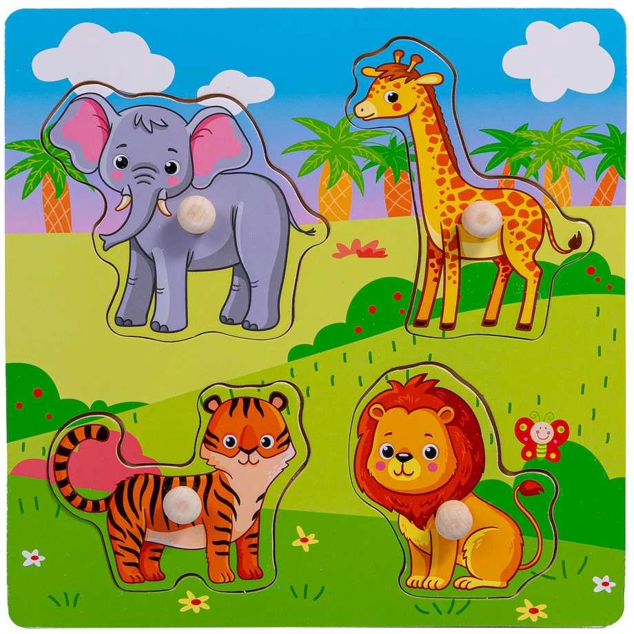 Dėlionė Anek Smily Play Layout.wood.safari SmilyPlay SPW83614 36146