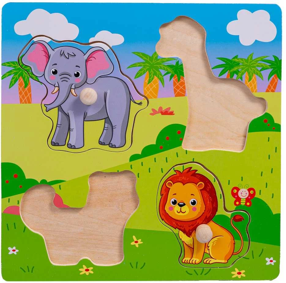Dėlionė Anek Smily Play Layout.wood.safari SmilyPlay SPW83614 36146