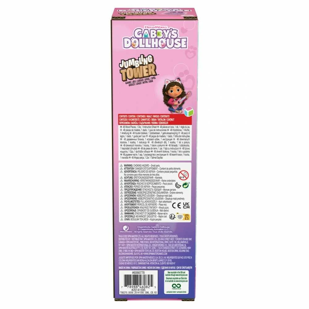 Spin Master Gabby's Dollhouse Jumbling Tower 6066778 PUD12