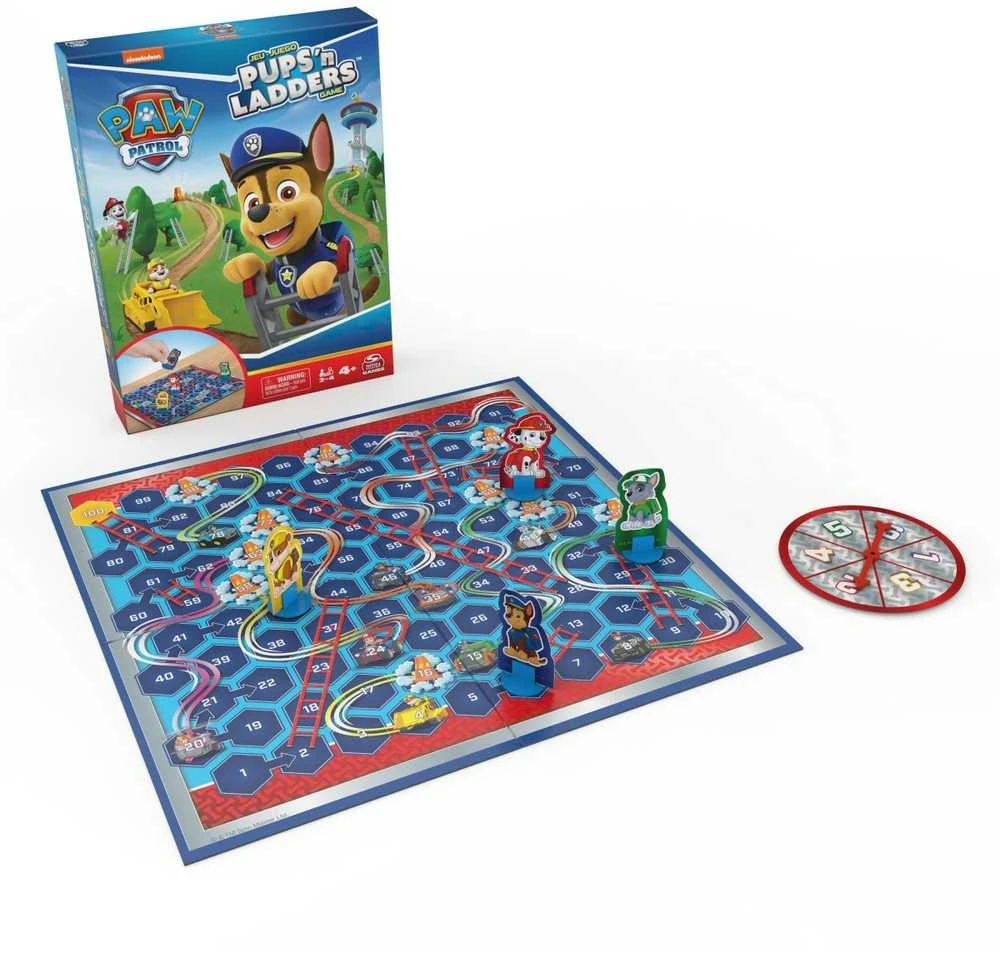 Spin Master Žaidimas Paw Patrol Pups 'n Ladders Puppies Snakes and Puppies, EN
