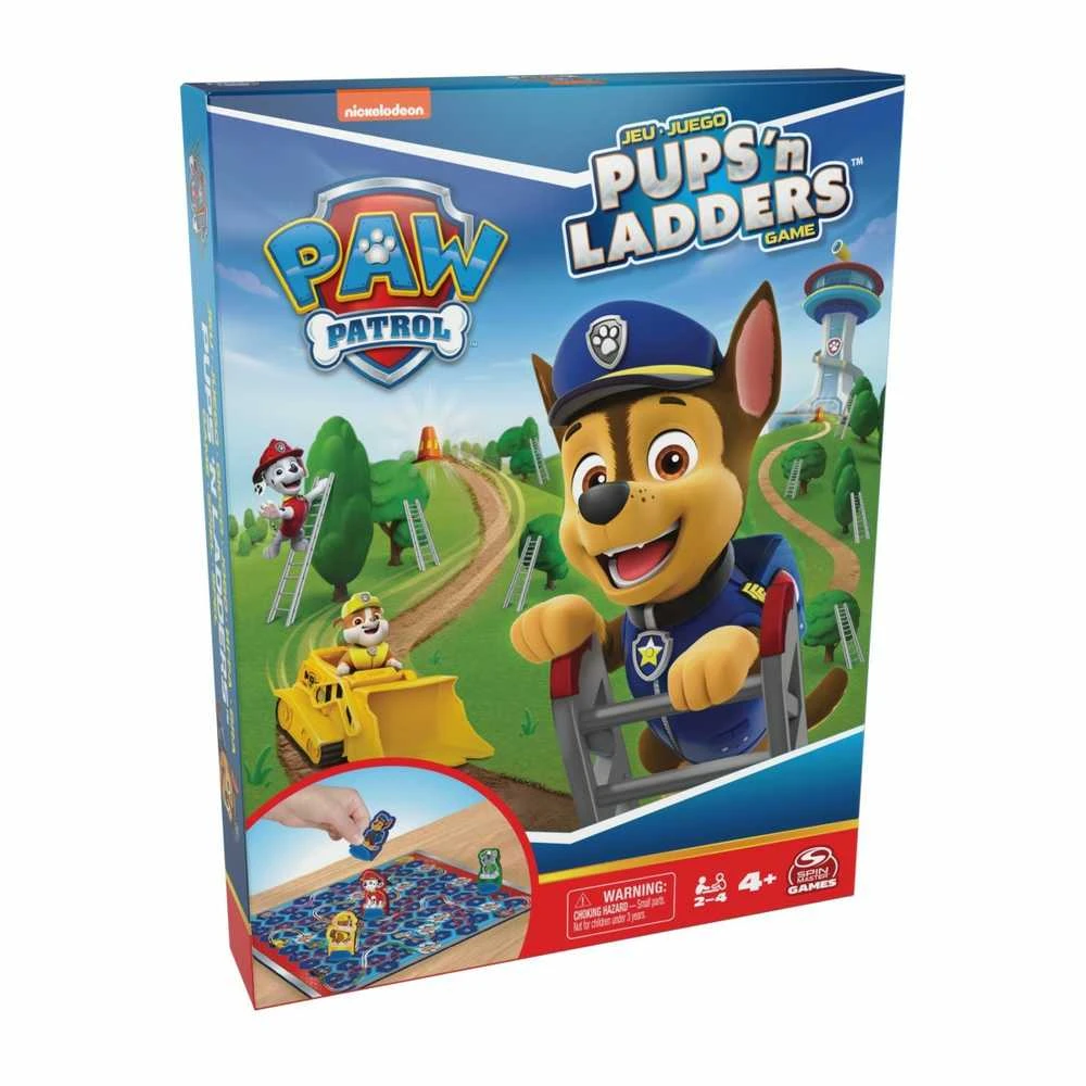 Spin Master Žaidimas Paw Patrol Pups 'n Ladders Puppies Snakes and Puppies, EN