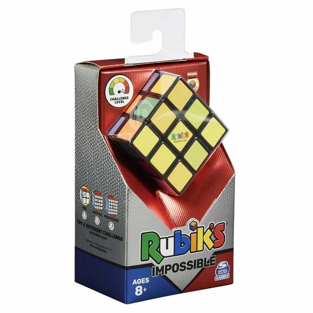 Spin Master RUBIK'S CUBE 3x3 Impossible - 6063974 - Rubiko kubas labai sudėtingas, spalva keičiasi priklausomai nuo kampų
