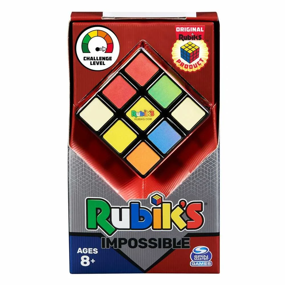 Spin Master RUBIK'S CUBE 3x3 Impossible - 6063974 - Rubiko kubas labai sudėtingas, spalva keičiasi priklausomai nuo kampų