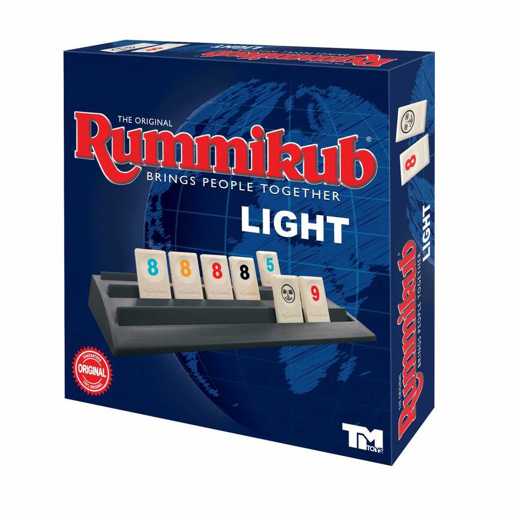 TM Toys Stalo žaidimas Rummikub Light šeimai