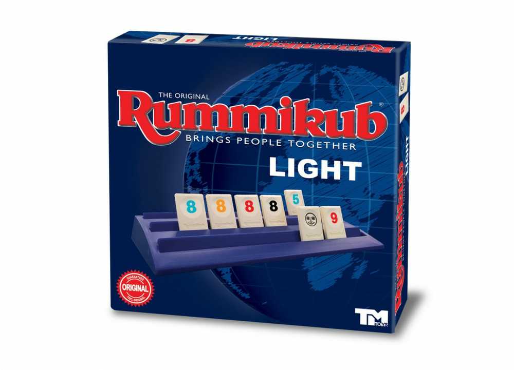 TM Toys Stalo žaidimas Rummikub Light šeimai