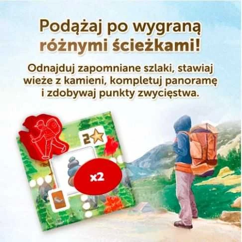 Šeimos žaidimas Penkių viršūnių kalnų žygiai Trefl 02517
