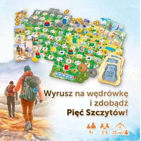 Šeimos žaidimas Penkių viršūnių kalnų žygiai Trefl 02517