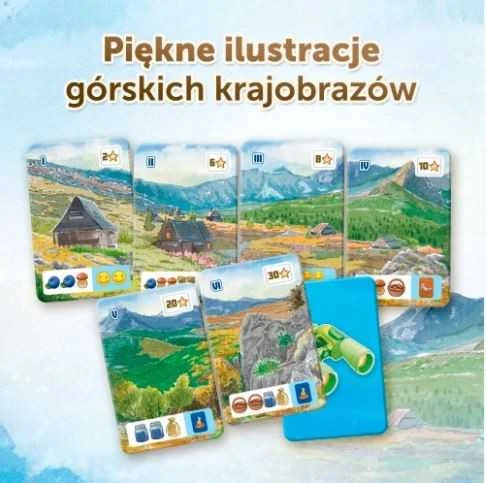 Šeimos žaidimas Penkių viršūnių kalnų žygiai Trefl 02517