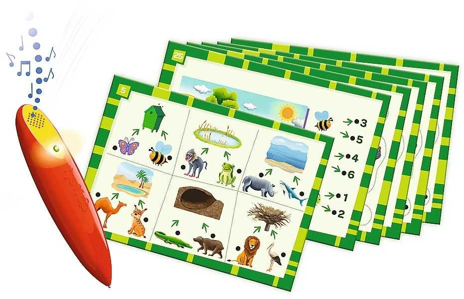 Trefl Game Animals Magic pieštukas