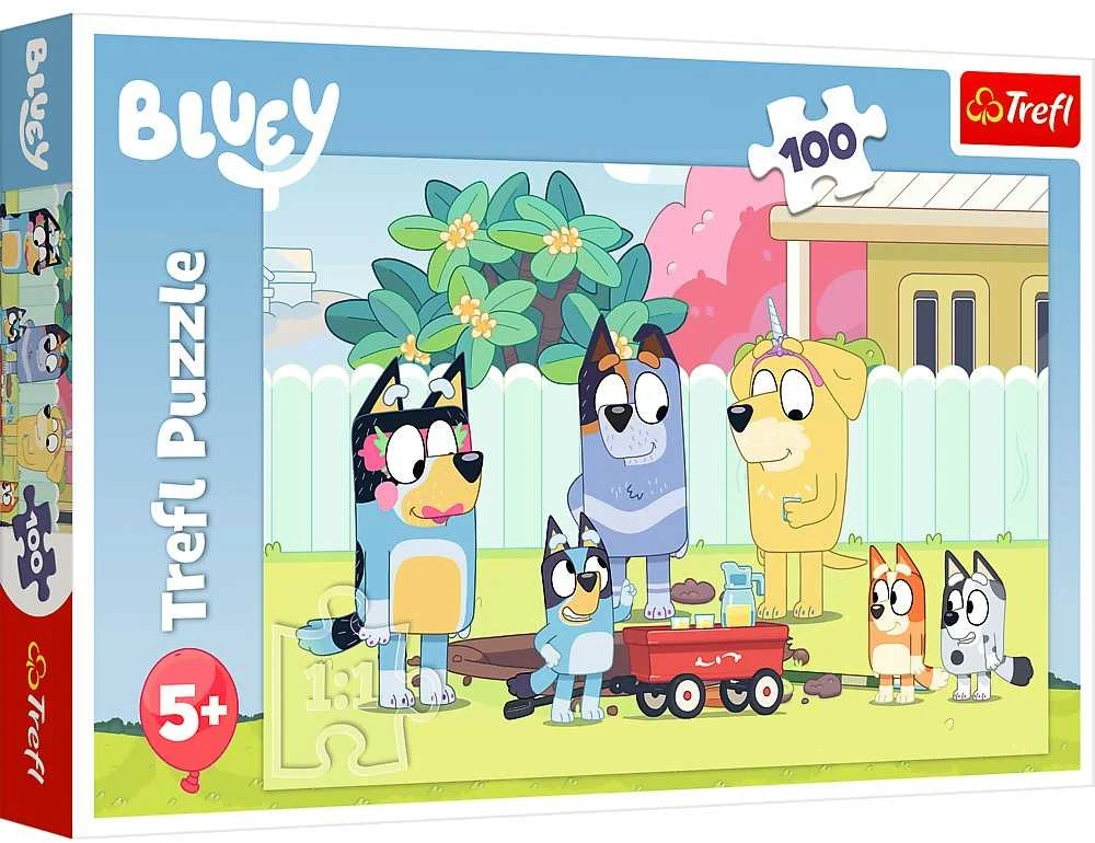 Trefl Dėlionė 100 vnt. - Bluey šuniukai aprašymas - Prekės nuotrauka