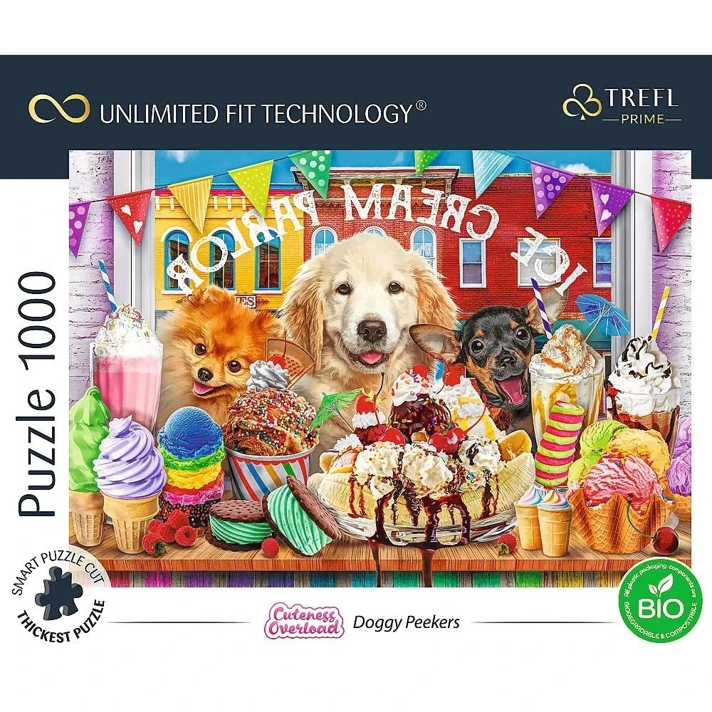 Trefl Dėlionė 1000 vnt. - Mieli gyvūnai