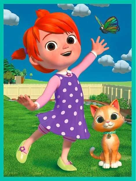 Trefl Dėlionė BABY MAXI 2x10 Cocomelon Friends 43008