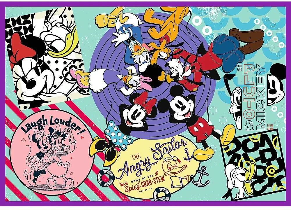 Trefl Dėlionė 4x250 vnt. - Disney Peliukas Mikis