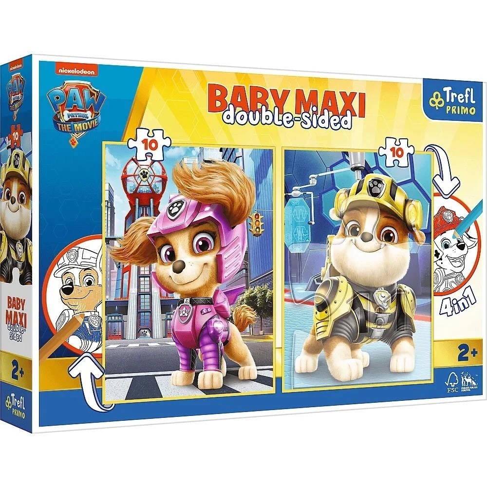 Dėlionė TREFL 43004 Puzzle Baby MAXI 2x10 Joyful PAW Patrulių komanda