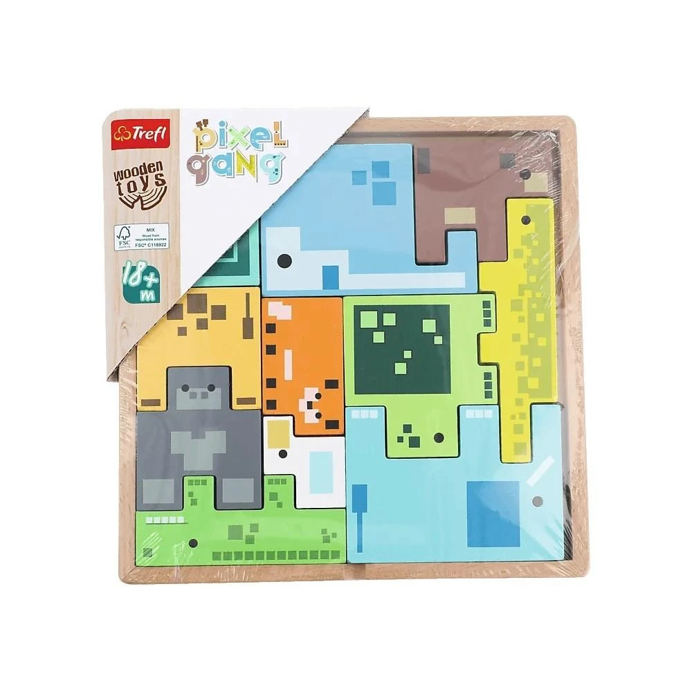 TREFL 61640 medinių pikselių gaujos dėlionė