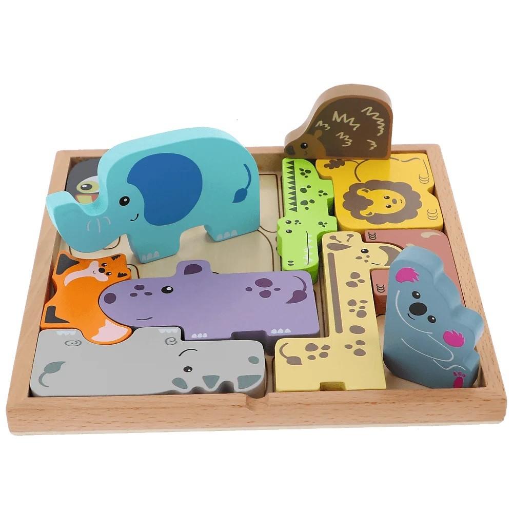 TREFL 61639 Medinė dėlionė ZOO įgula
