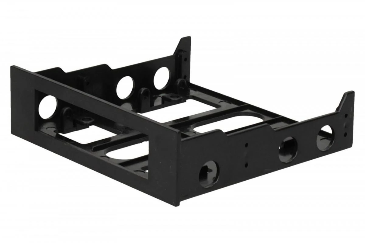 Delock 3.5 į 5.25 adapteris juodas rėmelis
