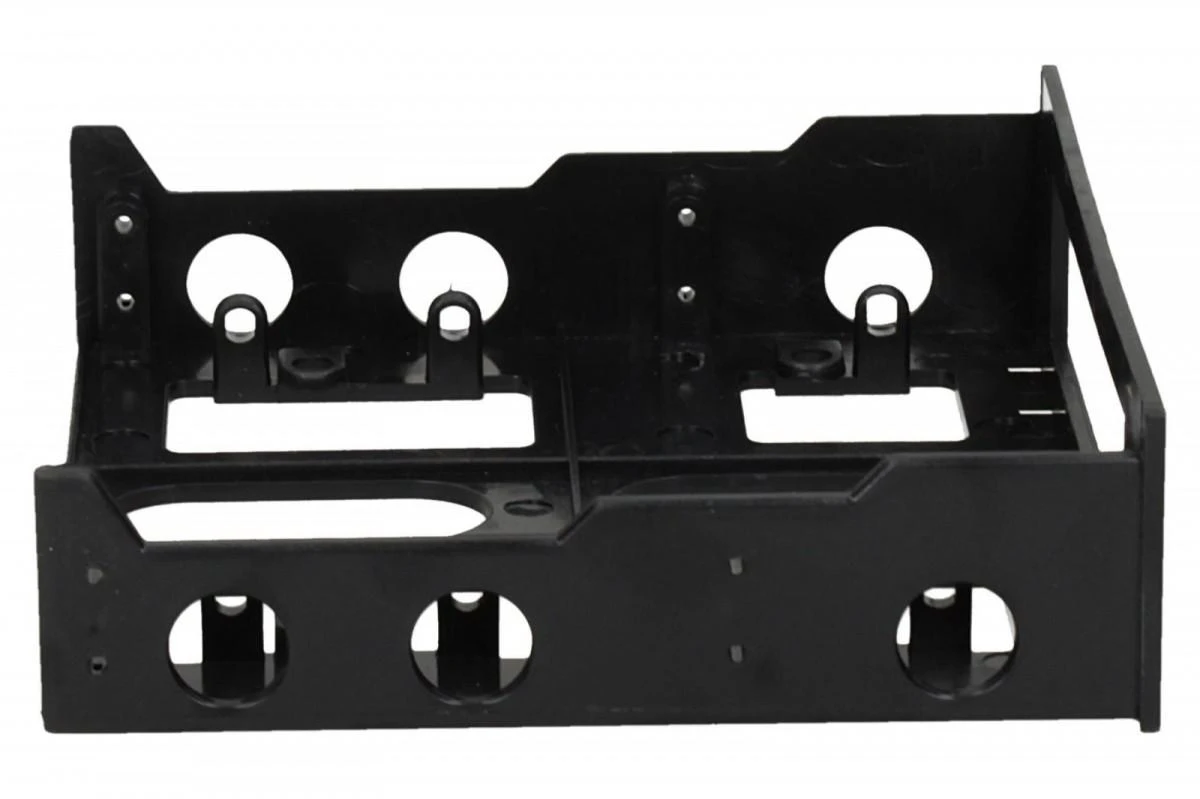 DELOCK FDD Installation frame 3.5Zoll > 5.25Zoll juodas