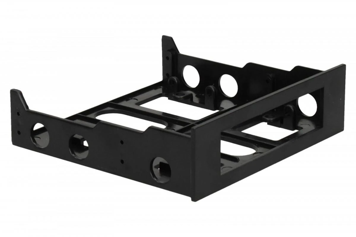 DELOCK FDD Installation frame 3.5Zoll > 5.25Zoll juodas