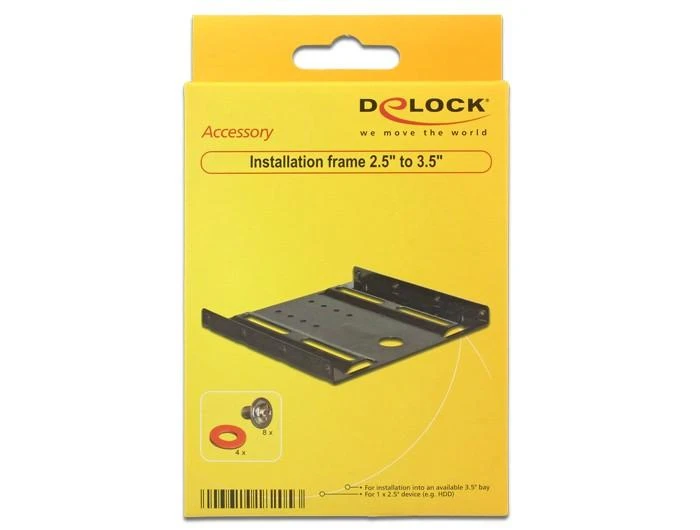 DELOCK Adapteris HDD/SSD 2,5"–3,5" montavimo rėmelis