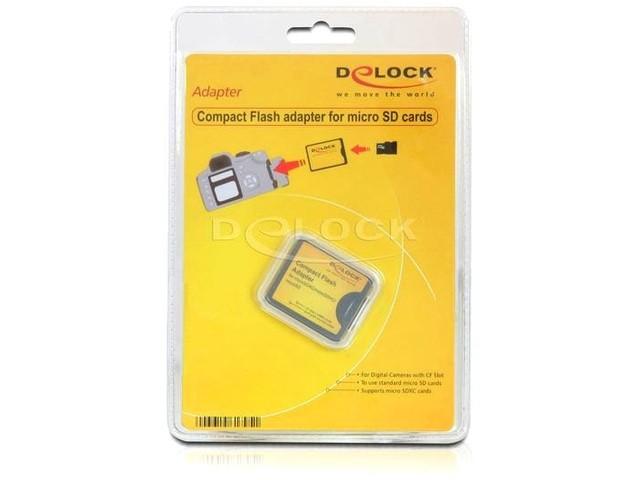 Delock Compact Flash adapteris Micro SD atminties kortelėms