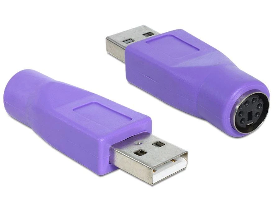 USB į PS/2 adapteriai, 2 vnt.