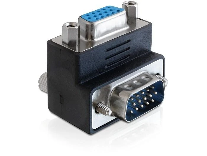 VGA kampinis adapteris D-Sub 15-pin