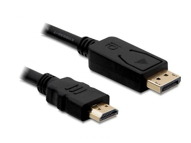 Delock DisplayPort į HDMI laidas su paauksuotomis jungtimis