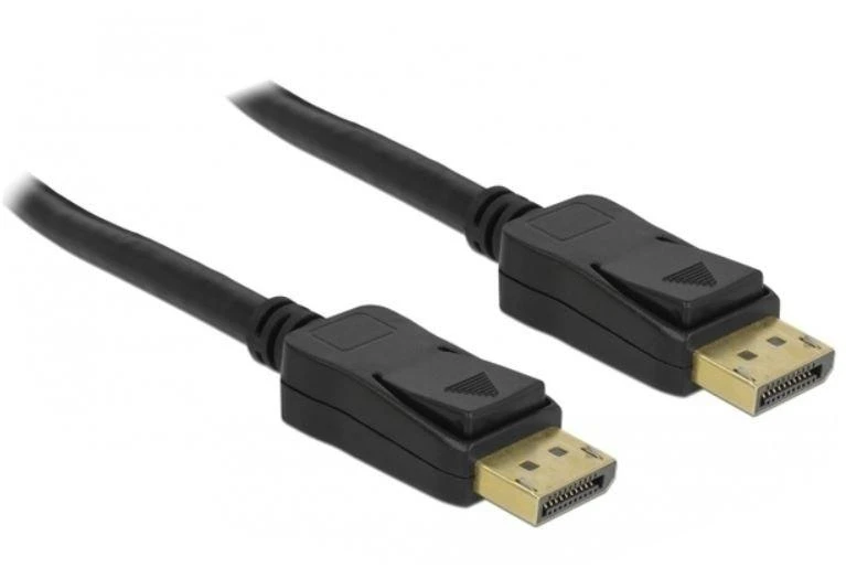 DisplayPort 1.2 laidas su atrakinimo jungtimis