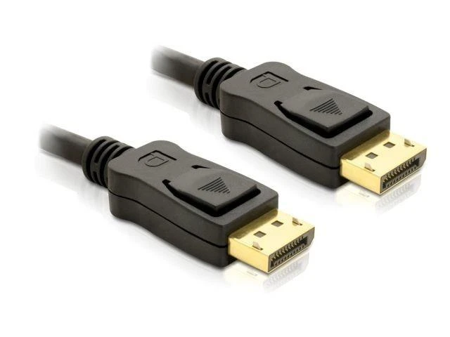 DisplayPort laidas su auksiniais kontaktais