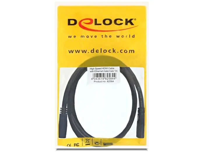 DELOCK kabelis HDMI A/A ma/ma 1,0m