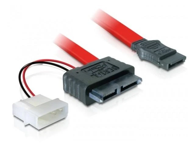 DELOCK kabelis SATA Sliml.All-in-One7+6pin 5V Bu