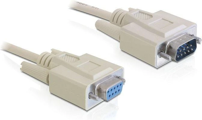 DELOCK Cable Serial Ext. SUB-D 9 1m St/Bu