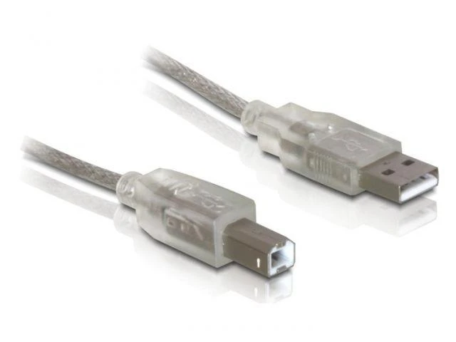 DELOCK Cable USB 2.0 A-B upstream male/female 0.5m