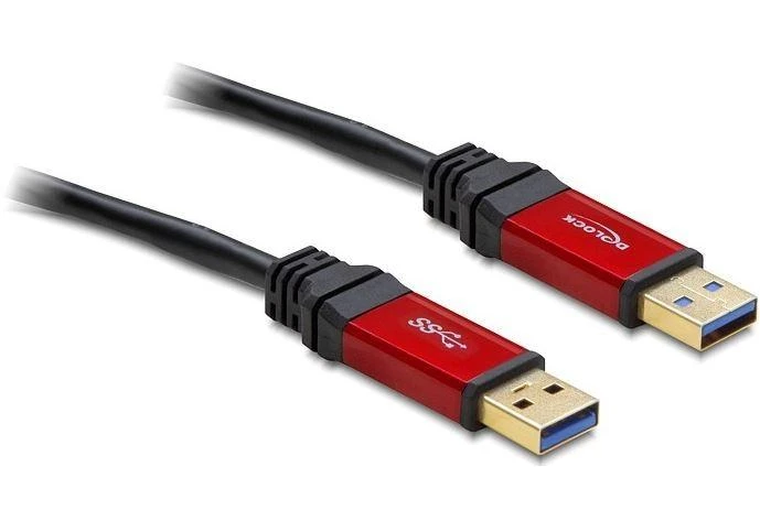 Delock Cable USB 3.0 A tipo kištukas > USB 3.0 A tipo kištukas 2 m Premium