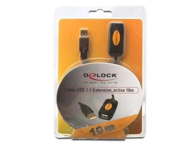 DELOCK Cable USB 2.0 plėtinys, aktyvus 10m