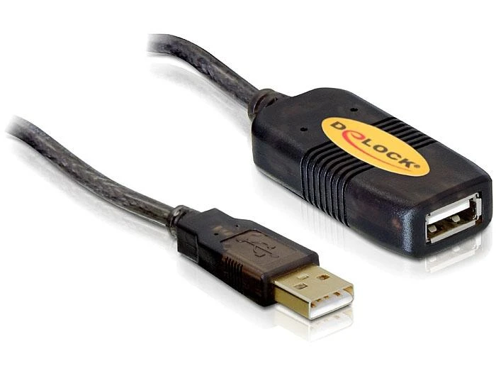 DELOCK kabelio USB 2.0 plėtinys. aktyvus 5m