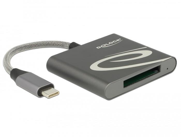 „Delock“ kortelių skaitytuvas USB Type-C™, skirtas XQD 2.0 atminties kortelėms