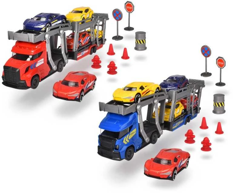 „Dickie City“ komplektas su vilkiku ir automobiliais bei aksesuarais