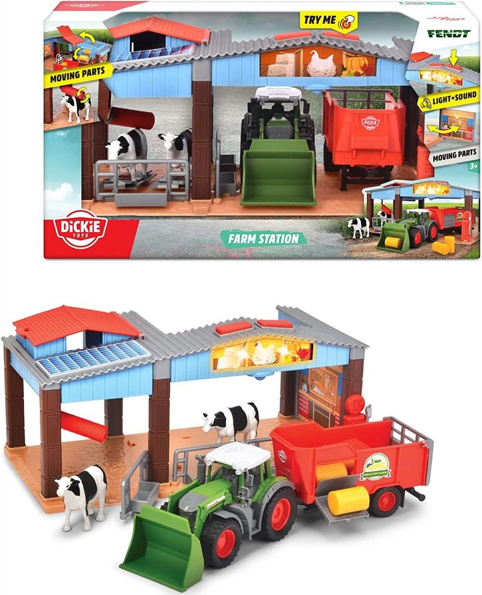 „Dickie Farm Station Farma“ traktoriaus ūkininko karvė