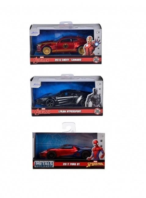 Jada Toys AUTO OSOB MET 15X7X8 MARVEL AVENGERS WB