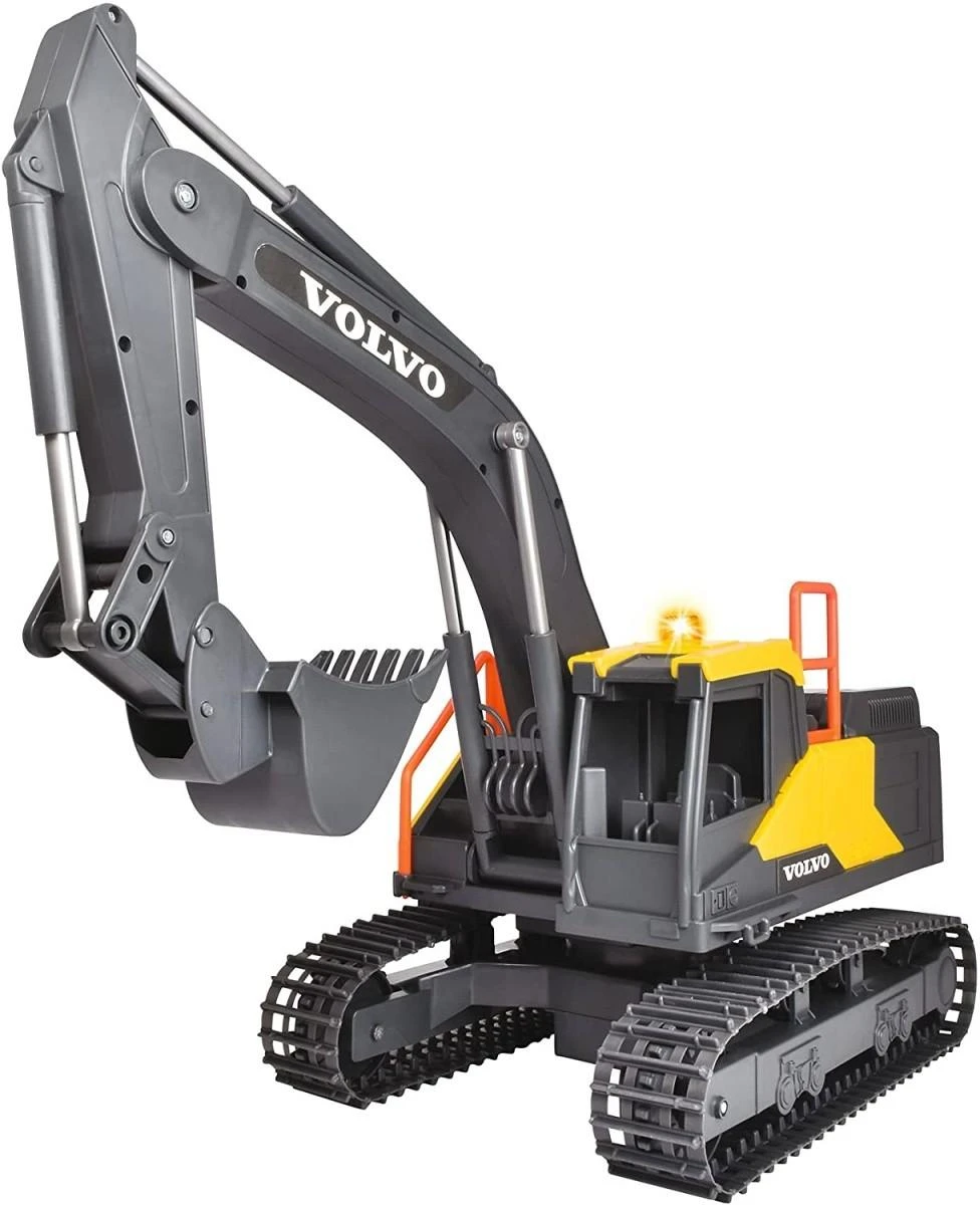 „Dickie Construction Volvo RC“ kasybos ekskavatorius nuotoliniu būdu kontroliuojamas 60 cm
