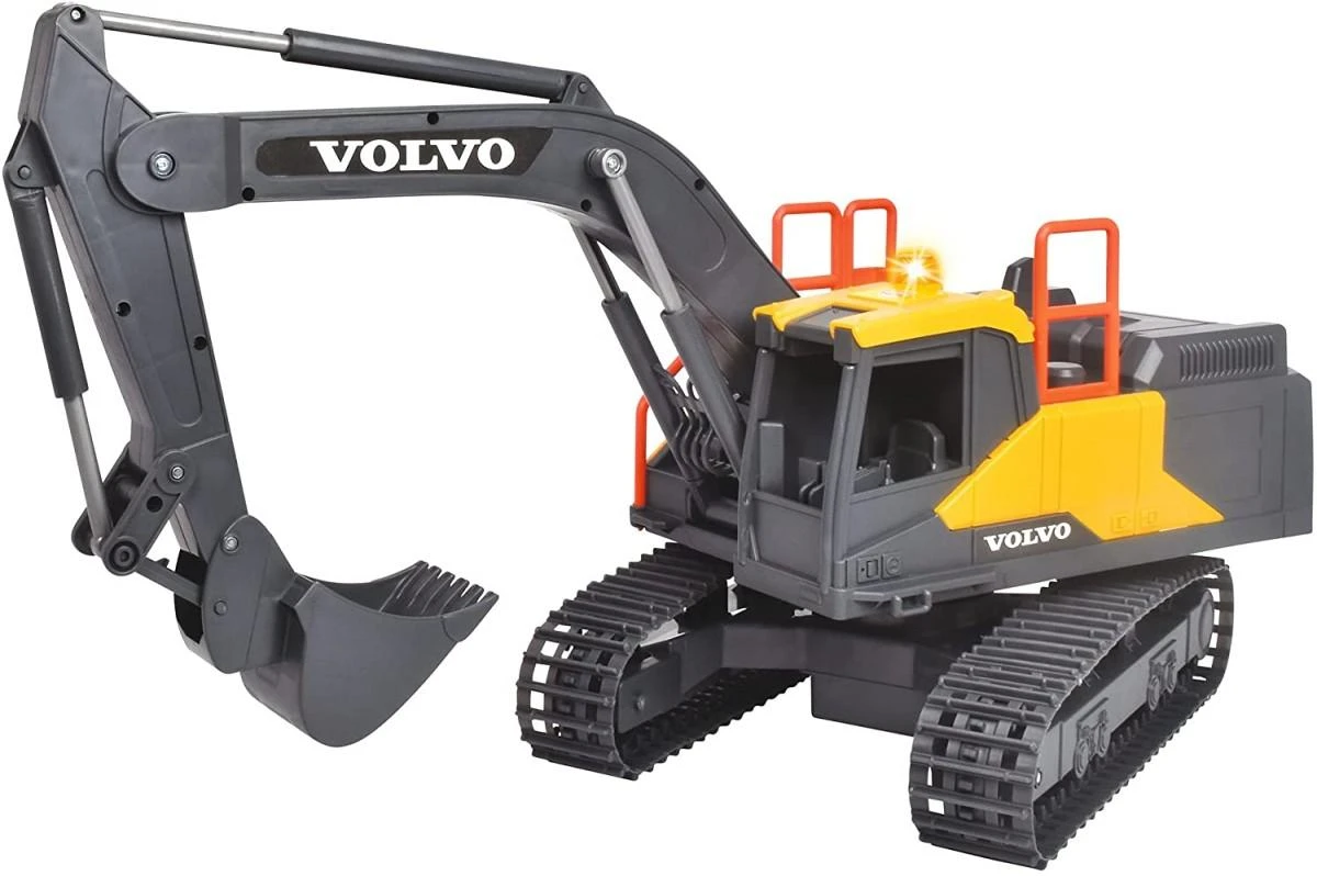 „Dickie Construction Volvo RC“ kasybos ekskavatorius nuotoliniu būdu kontroliuojamas 60 cm