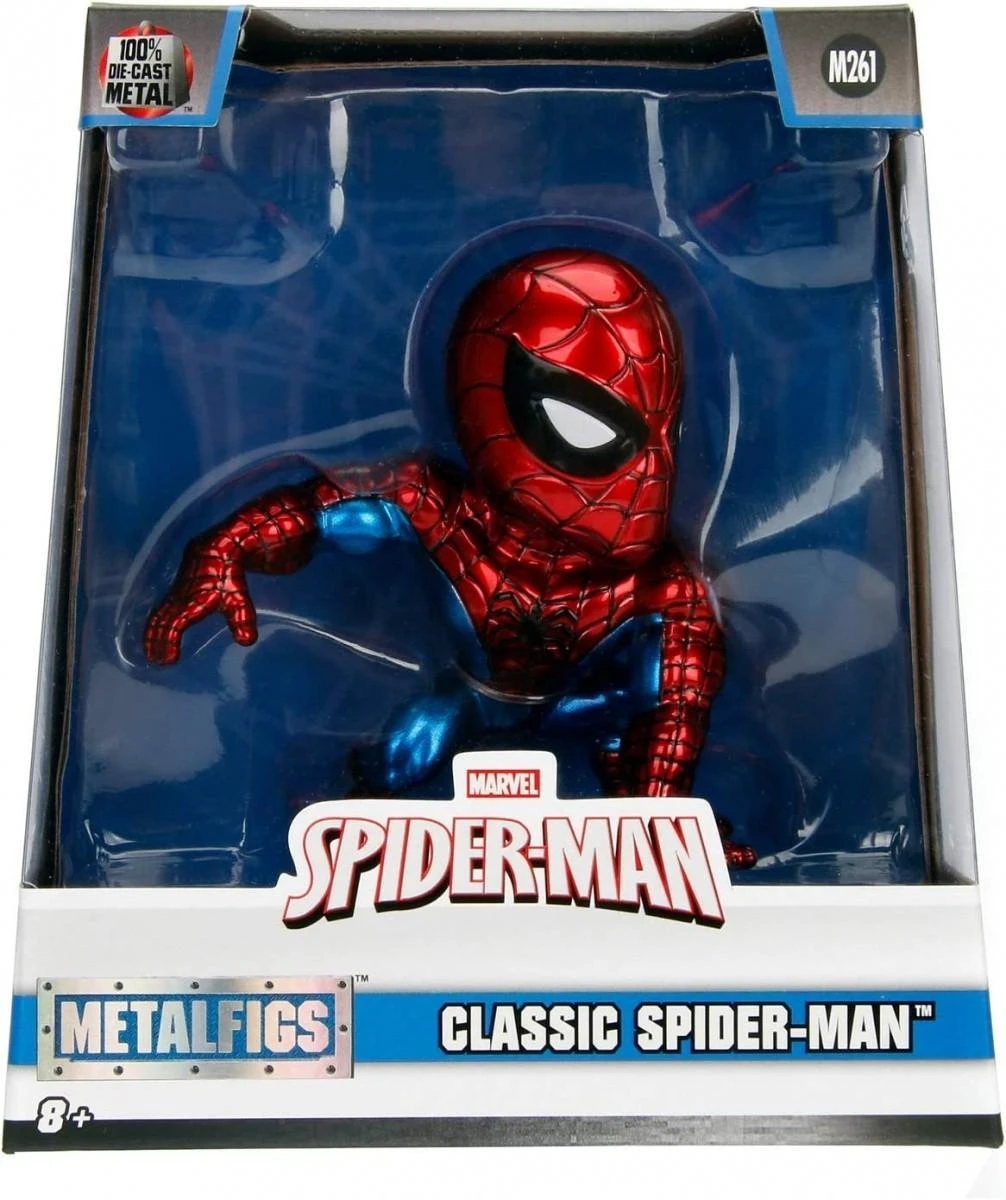Jada,Disney „Marvel Engly Spiderman Metal“ 10 cm pav. Klasikinis klasika