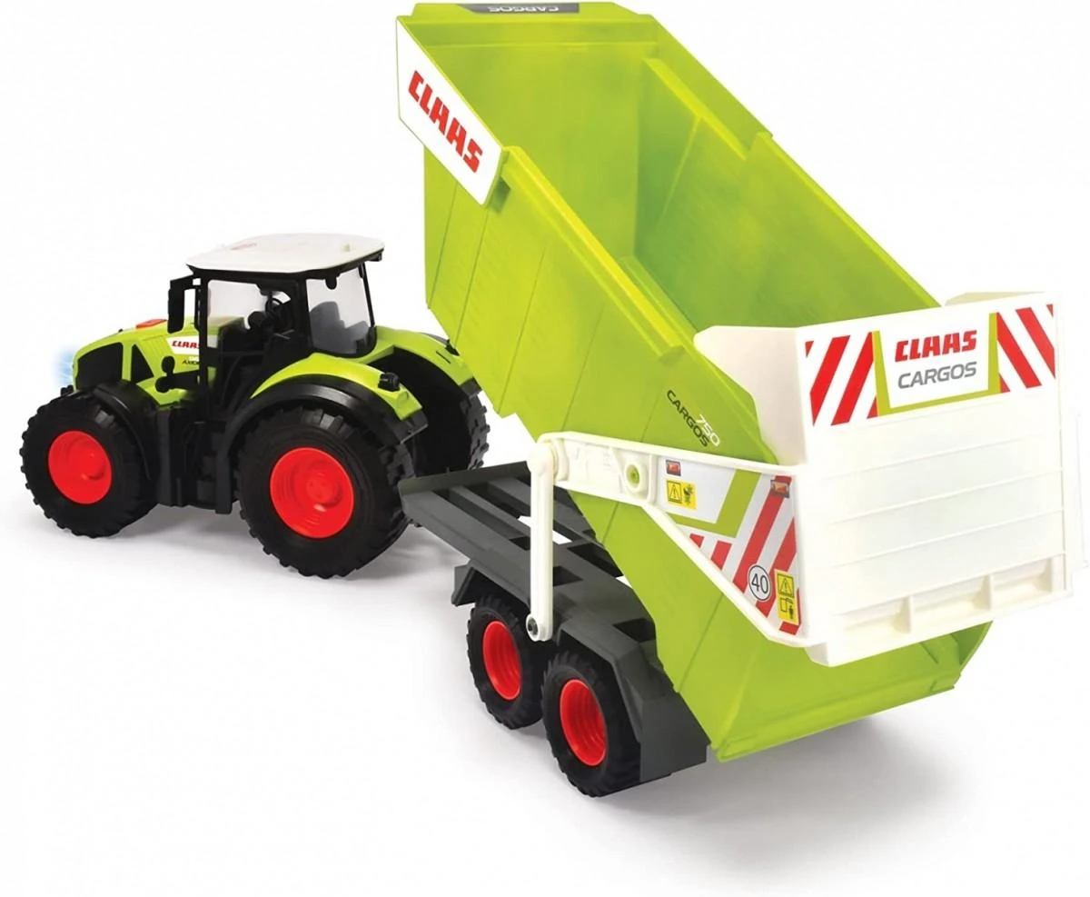 „Dickie Farm“ didelis „Claas“ traktorius su 64 cm priekaba