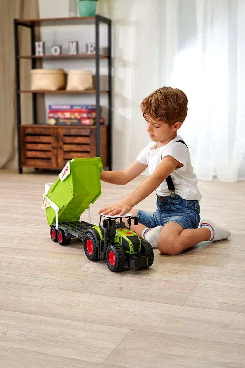 „Dickie Farm“ didelis „Claas“ traktorius su 64 cm priekaba