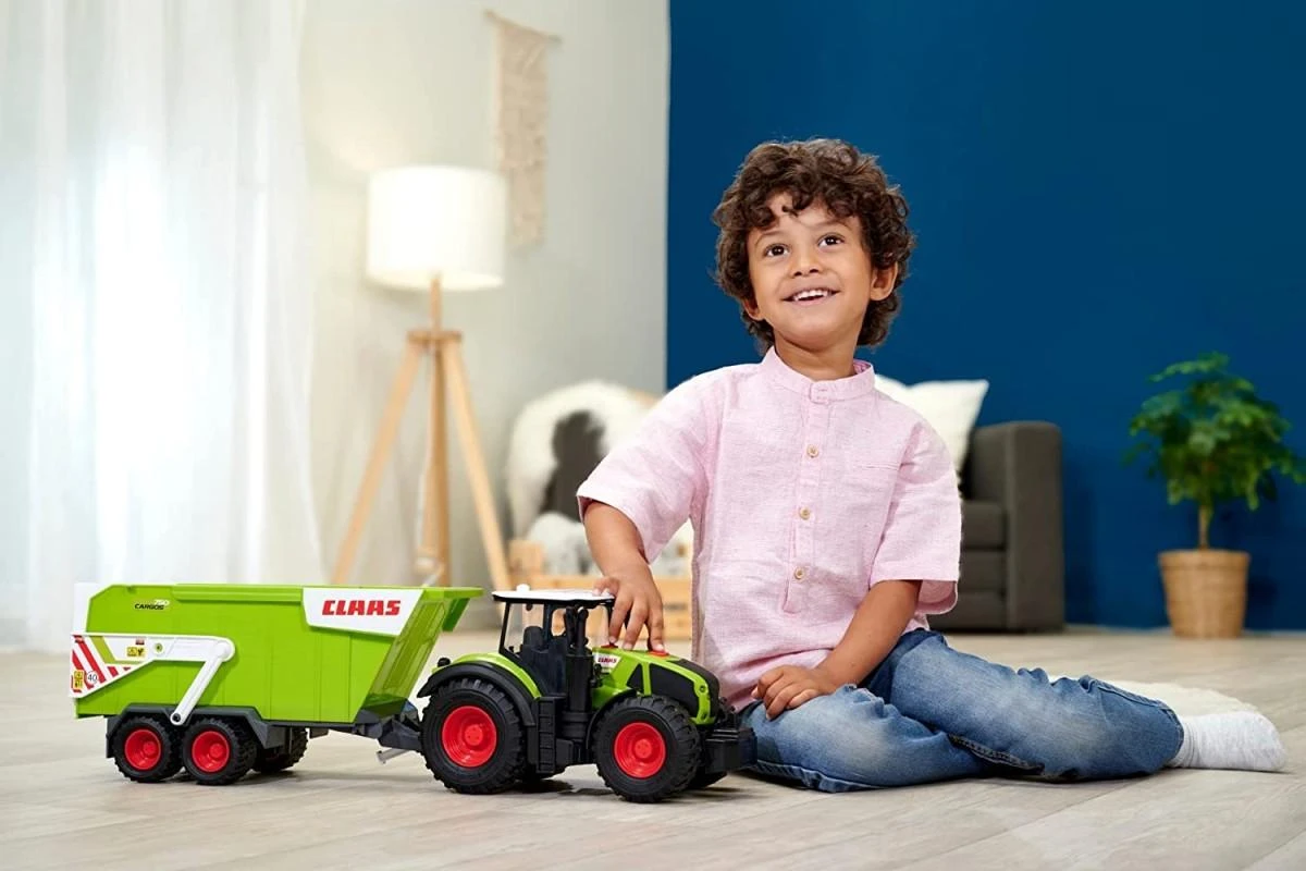 „Dickie Farm“ didelis „Claas“ traktorius su 64 cm priekaba