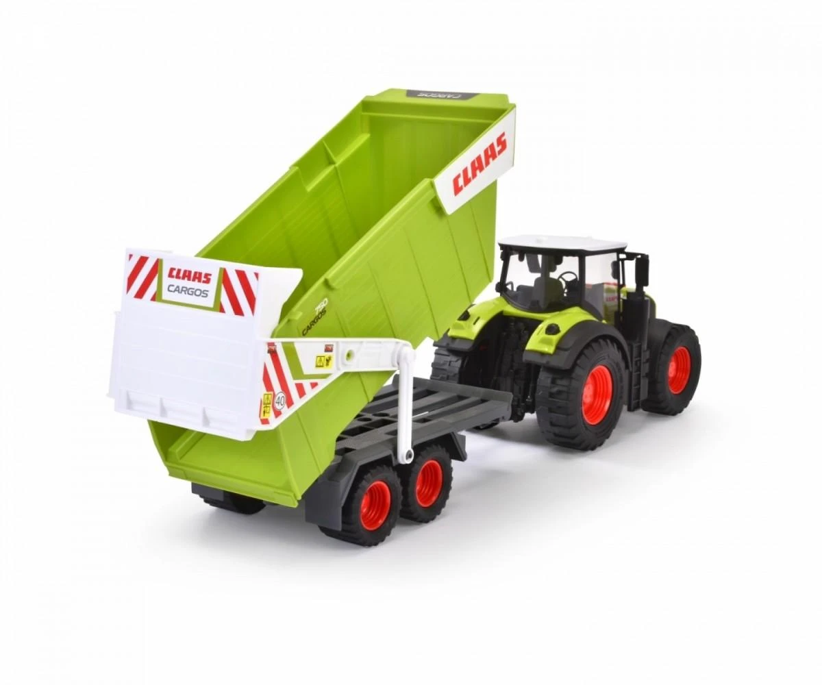 Dickie Didelė interaktyvi traktoriaus traktoriaus priekaba Claas light/sound 64 cm