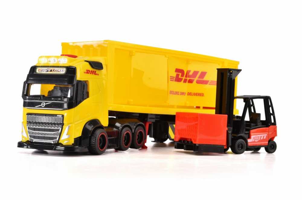 SIMBA Dickie City sunkvežimis + priekaba DHL w/dw 374-7018