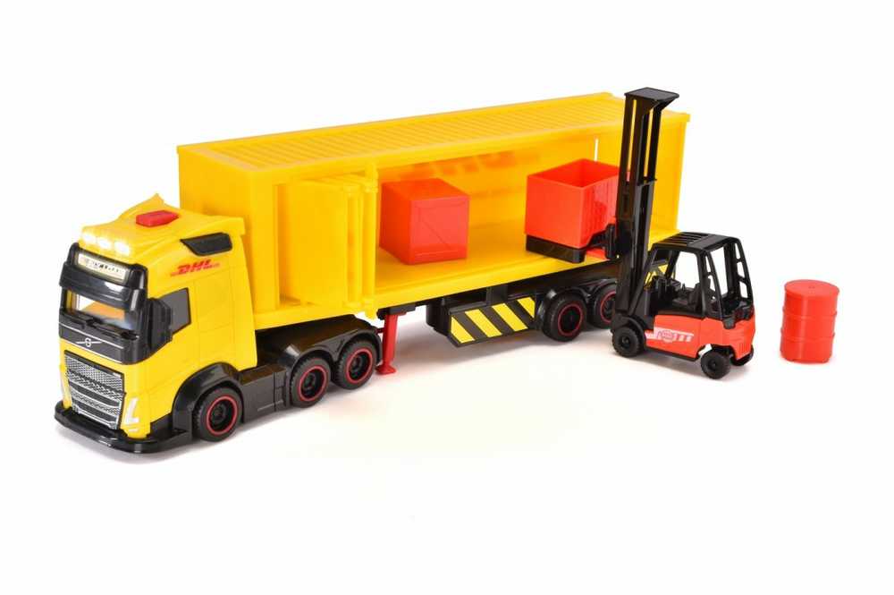 SIMBA Dickie City sunkvežimis + priekaba DHL w/dw 374-7018